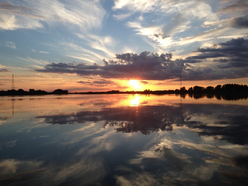 Vista del tramonto